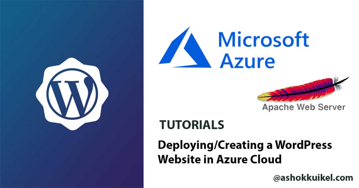 Deploying/Creating a WordPress Website in Azure Cloud