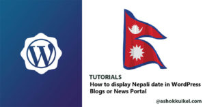 How to display current Nepali date in WordPress?
